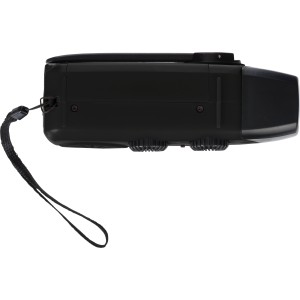 Emergency radio Solan, Recycled, black