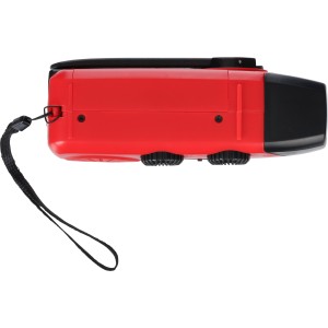 Emergency radio Solan, Recycled, red