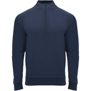 Epiro 200 g/m2 long sleeve unisex quarter zip sweatshirt, Navy Blue