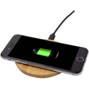 Essence 15W bamboo wireless charging pad, Wood (Powerbanks)