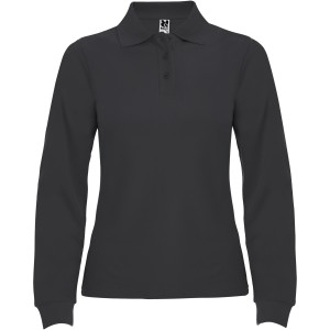 Estrella long sleeve women's polo, Dark Lead (Long-sleeved shirt)