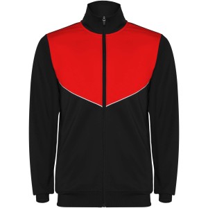 Evans 225 g/m2 unisex tracksuit, Black, Red