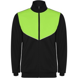 Evans kids tracksuit, Solid black, Lime (Pullovers)