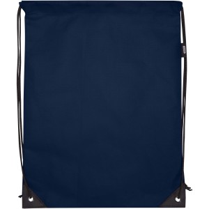 Evergreen GRS recycled non-woven drawstring bag 5L, Navy (Backpacks)