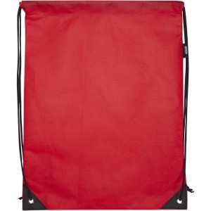 Evergreen GRS recycled non-woven drawstring bag 5L, Red (Backpacks)