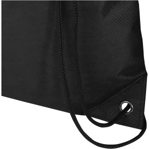 Evergreen GRS recycled non-woven drawstring bag 5L, Solid bl (Backpacks)