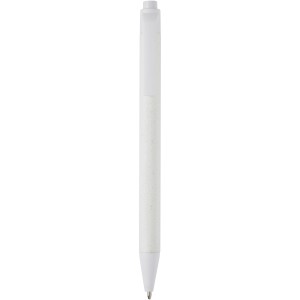 Fabianna crush paper ballpoint pen, White (Wooden, bamboo, carton pen)