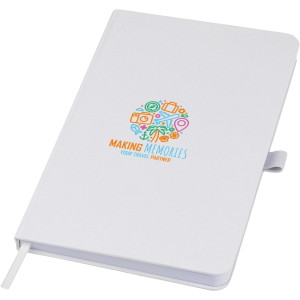 Fabianna crush paper hard cover notebook, White (Notebooks)