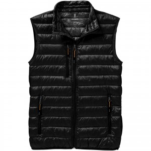 Fairview light down bodywarmer, solid black (Vests)