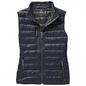 Fairview light down ladies bodywarmer, Navy (Vests)