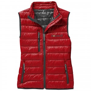 Fairview light down ladies bodywarmer, Red (Vests)