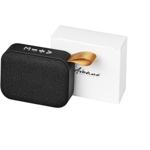 Fashion fabric Bluetooth<sup>®</sup> speaker, solid black