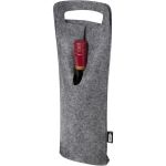 Felta 75 cl GRS recycled felt wine bag, Medium grey (12066582)