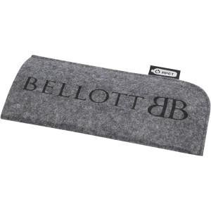 Felta GRS recycled pouch for glasses, Medium grey (Pouches, paper bags, carriers)