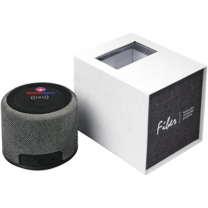 Fiber wireless charging Bluetooth? speaker, Black (Speakers, radios)