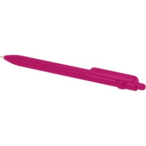 Fidget recycled plastic ballpoint pen (black ink), Magenta (Plastic pen)