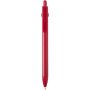 Fidget recycled plastic ballpoint pen (black ink), Red