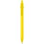 Fidget recycled plastic ballpoint pen (black ink), Yellow