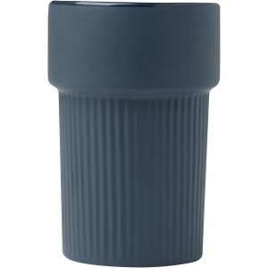 Fika 340 ml tumbler with bamboo sleeve, Hale Blue (Glasses)