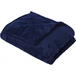 Fleece (230 gr/m2) blanket Nikolai, blue (Blanket)