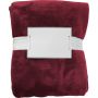 Fleece (280 gr/m2) blanket Sean, red