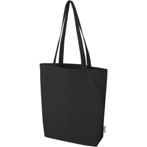 Florida 270 g/m2 GRS recycled tote bag 10L, Solid black (Shopping bags)