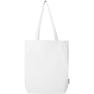 Florida 270 g/m2 GRS recycled tote bag 10L, White (Shopping bags)