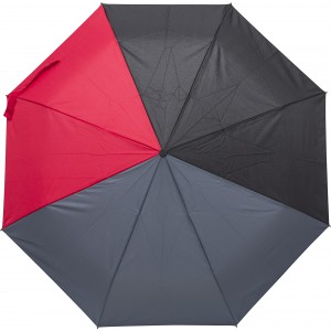 Pongee (190T) umbrella Rosalia, red (Foldable umbrellas)