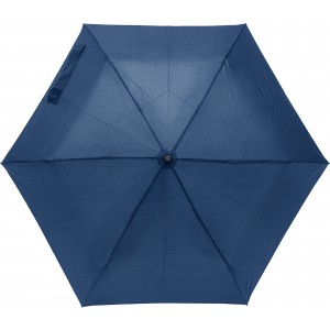 Pongee umbrella Allegra, blue (Foldable umbrellas)