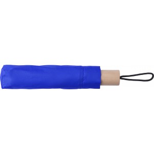 RPET 190T umbrella Brooklyn, cobalt blue (Foldable umbrellas)
