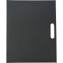 Folder with natural card cover, black