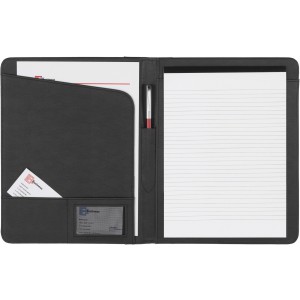 Bonded leather folder Frederick, black (Folders)