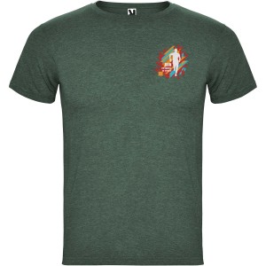 Fox short sleeve men's t-shirt, Heather Bottle Green (T-shirt, 90-100% cotton)