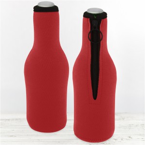 Fris recycled neoprene bottle sleeve holder, Red (Cooler bags)