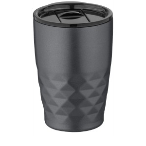 Geo 350 ml copper vacuum insulated tumbler, Grey (Glasses)