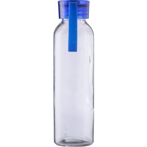 Glass drinking bottle (500 ml) Anouk, light blue (Water bottles)