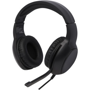 Gleam gaming headphones, Solid black (Earphones, headphones)