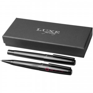 Gloss duo pen gift set, Black (Pen sets)