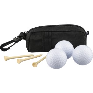 rPET golf set Aruna, black
