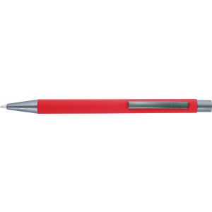 Aluminium ballpen Emmett, red