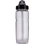 Transparent water bottle (550ml), black