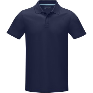 Graphite short sleeve men's  organic polo, Navy (Polo shirt, 90-100% cotton)