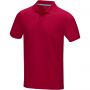 Graphite short sleeve men's  organic polo, Red