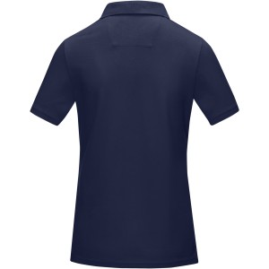 Graphite short sleeve women's  organic polo, Navy (Polo shirt, 90-100% cotton)