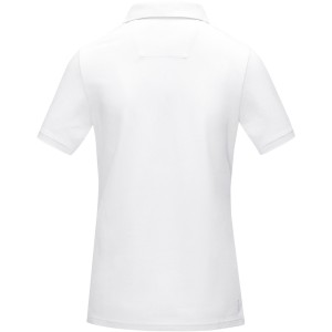 Graphite short sleeve women's  organic polo, White (Polo shirt, 90-100% cotton)