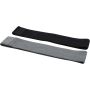 Grip 2-piece resistance band set, Solid black, Grey