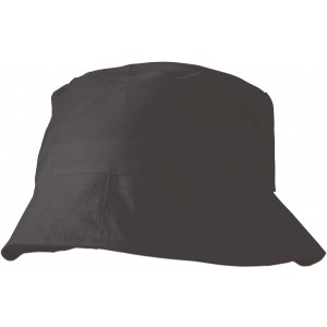 Cotton sun hat Felipe, black (Hats)