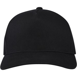 Onyx 5 panel Aware recycled cap, Solid black (Hats)
