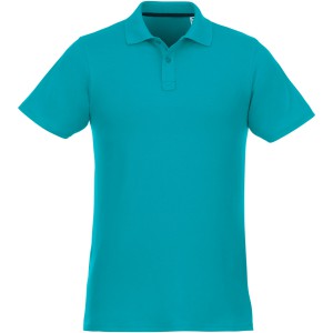 Helios mens polo, Aqua, L (Polo shirt, 90-100% cotton)