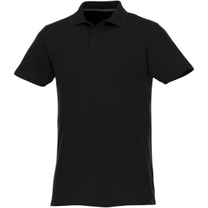 Helios mens polo, Black, L (Polo shirt, 90-100% cotton)